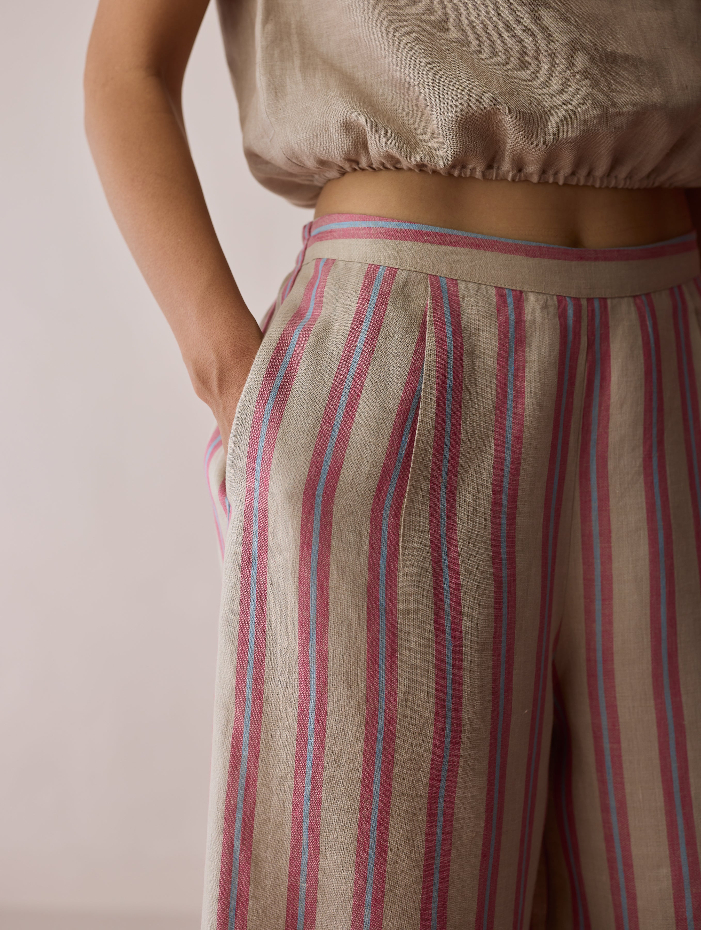 Rimi Linen Co-ord Set - Natural - Image 7
