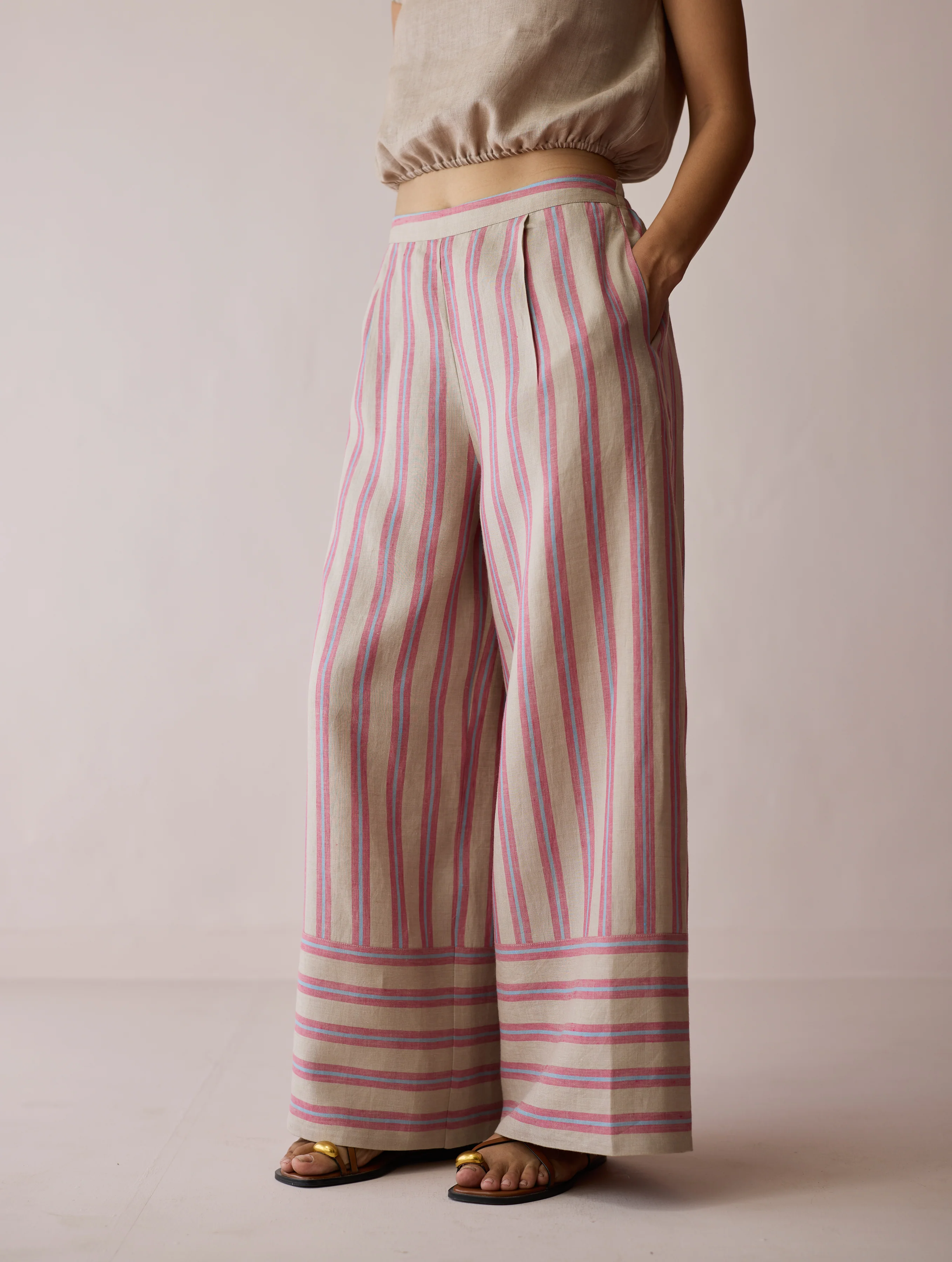 Rimi Linen Co-ord Set - Natural - Image 9