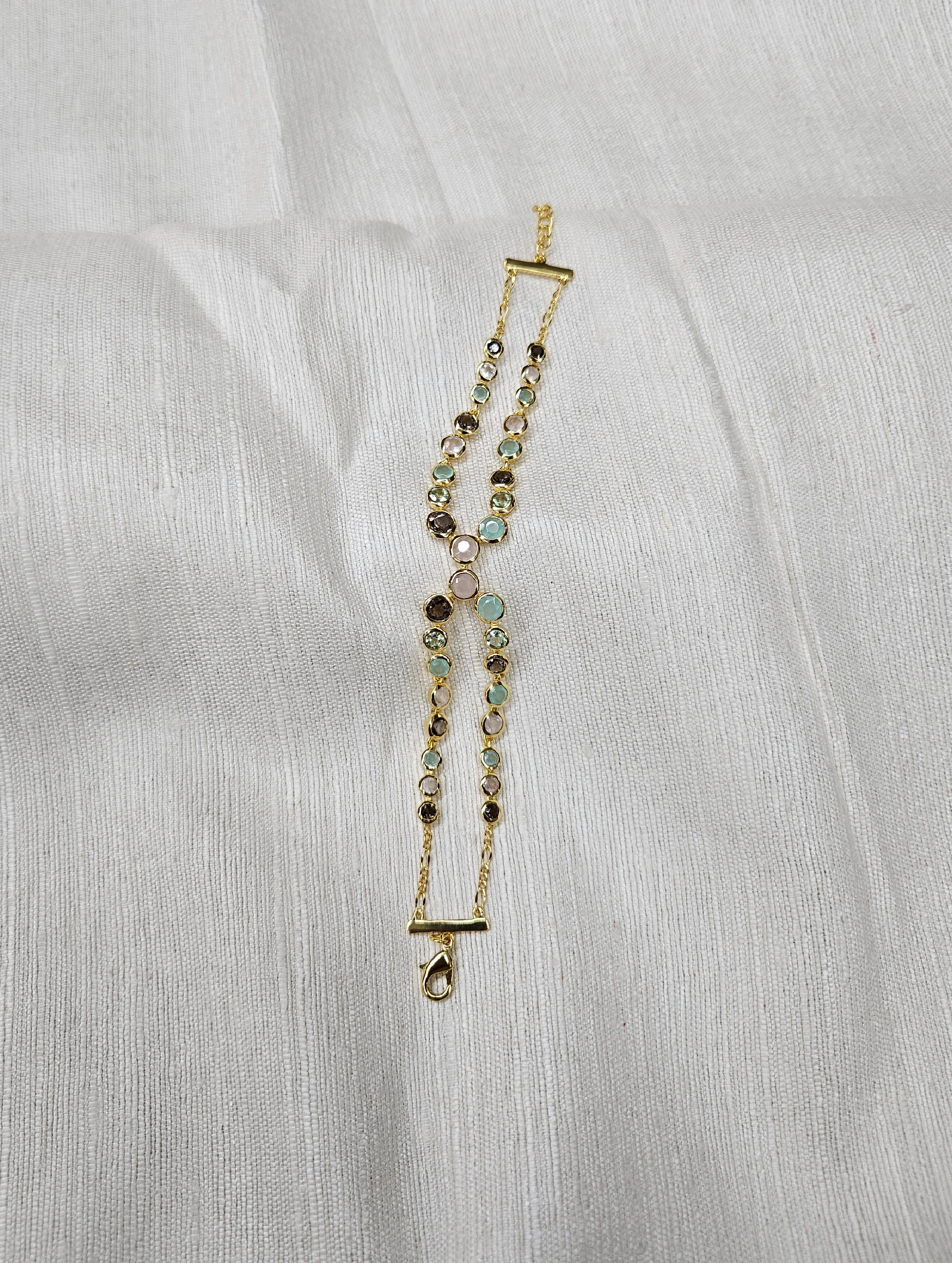 Roli Double Layered Bracelet - Sky