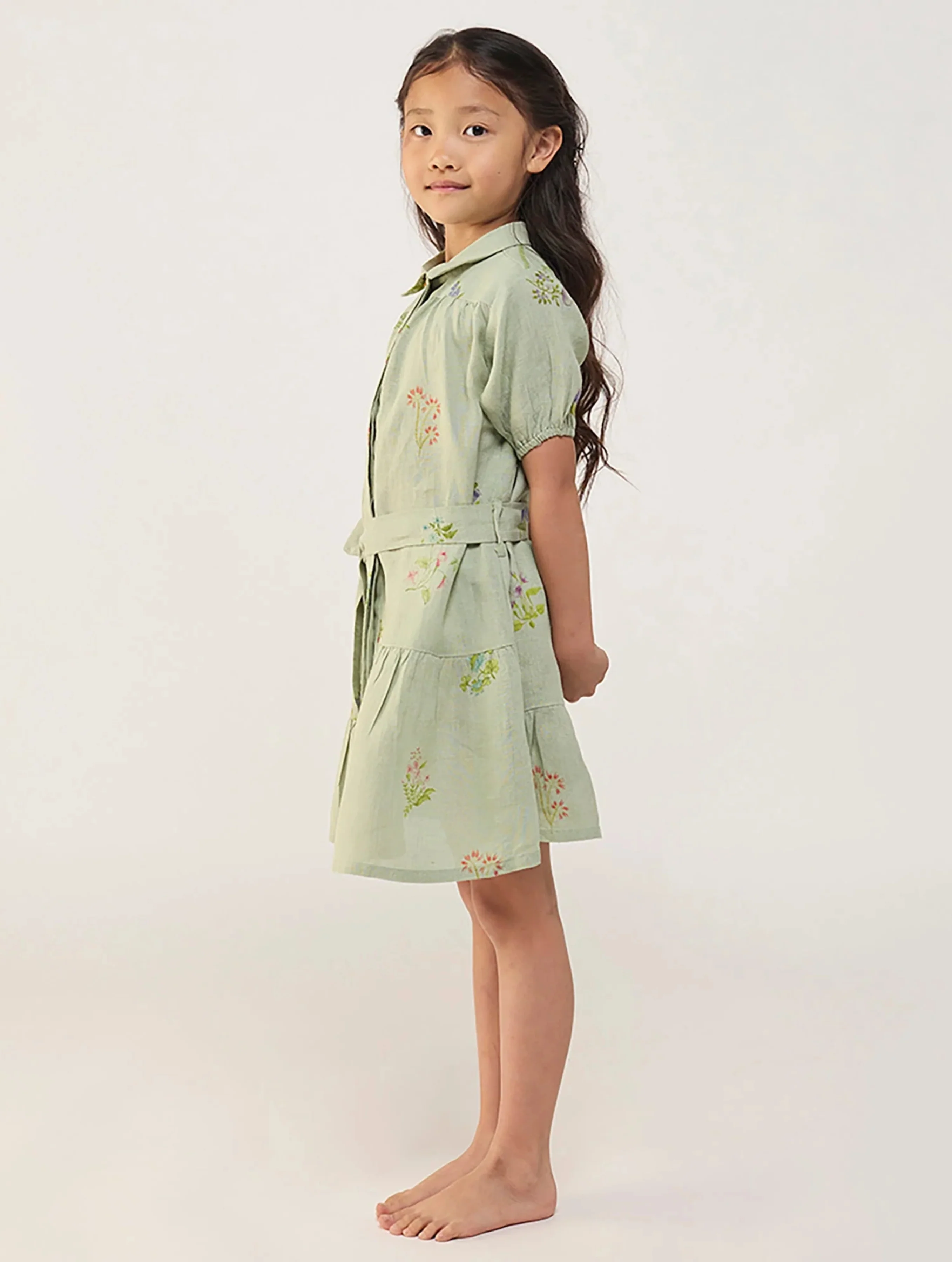 Sia Floral Dress - Mint - Image 5