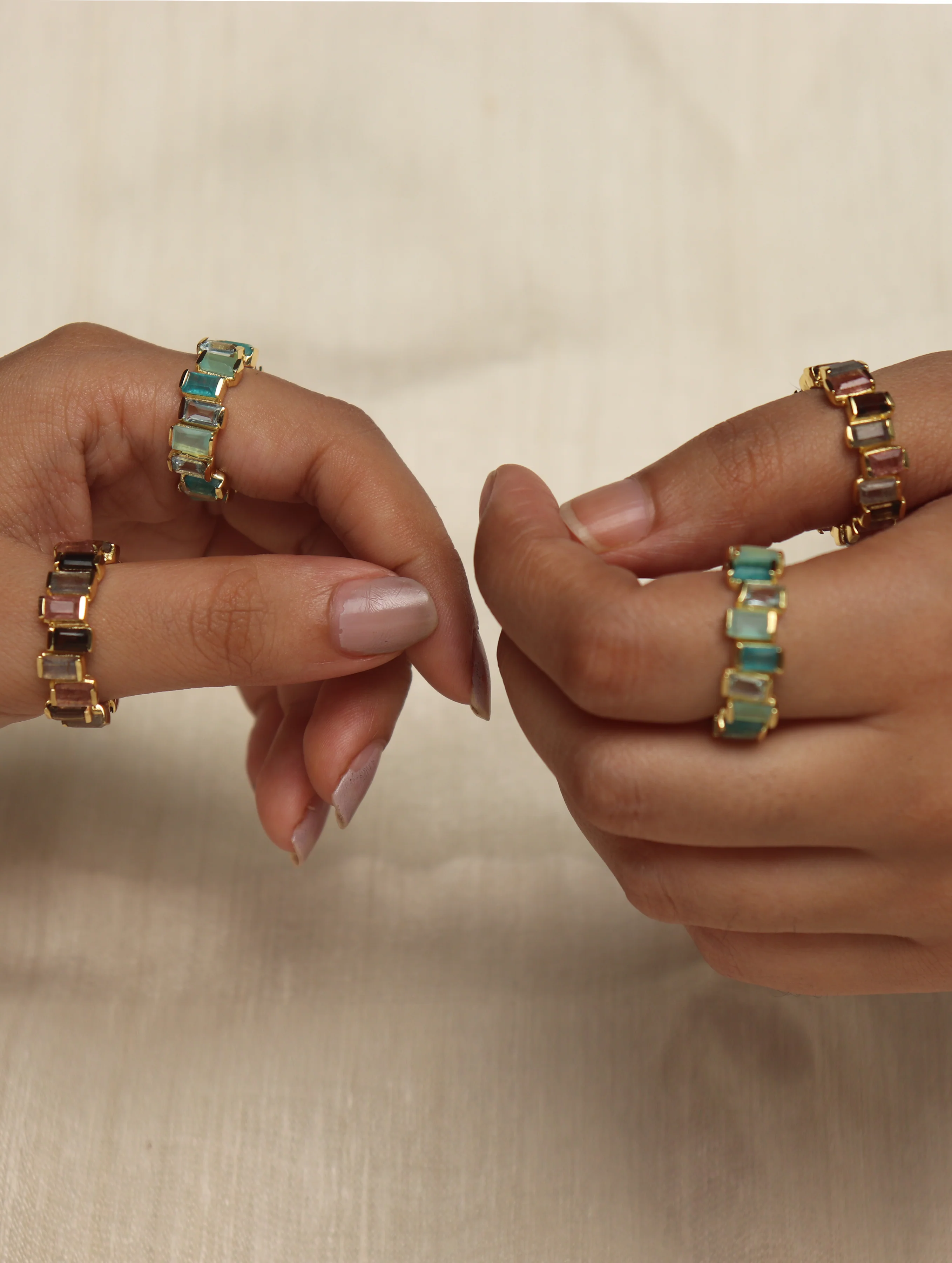 Suki Ring - Aqua - Image 3