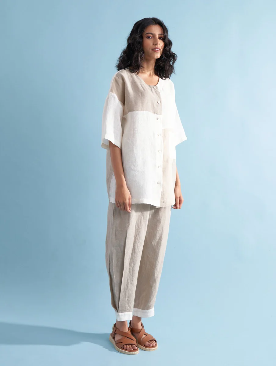 Sutton Color-Blocked Shirt - Dawn - Image 3