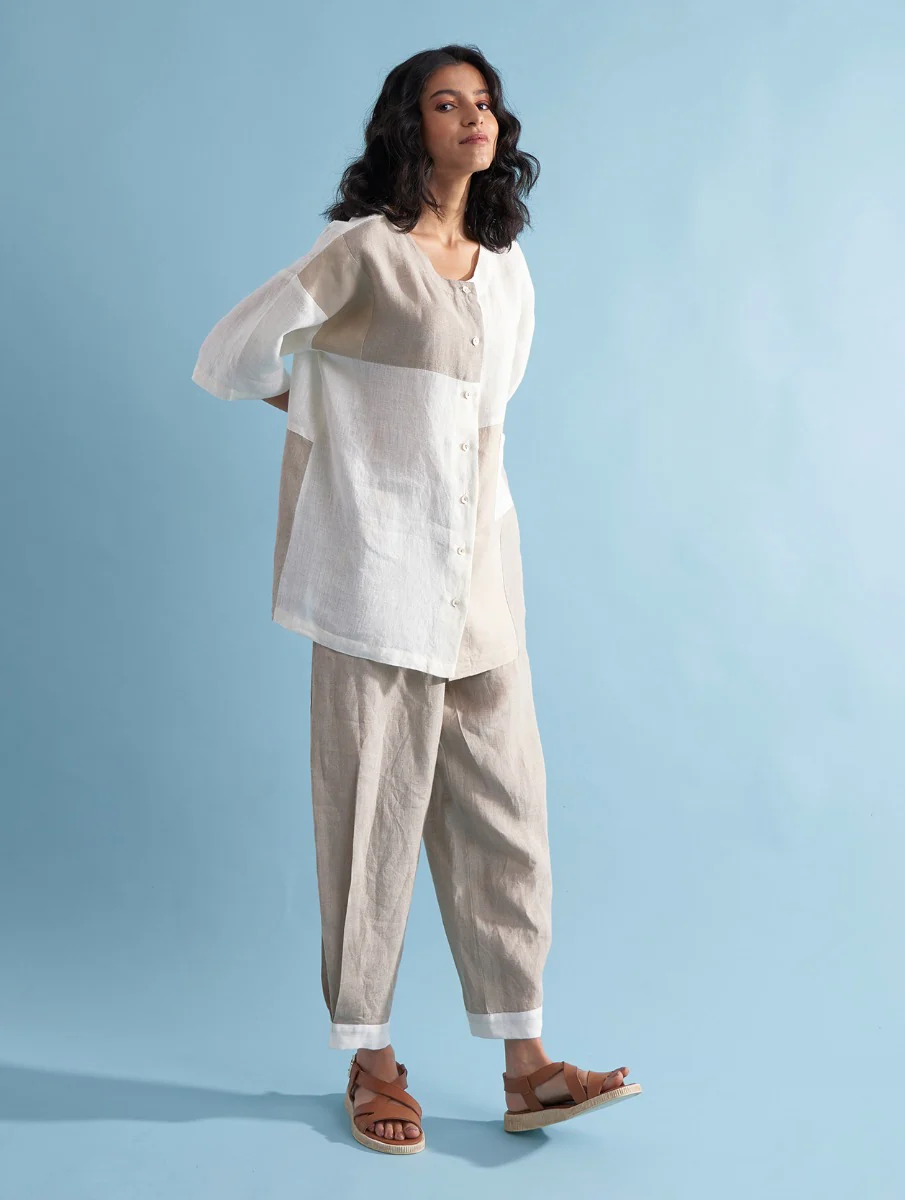 Sutton Color-Blocked Shirt - Dawn - Image 7