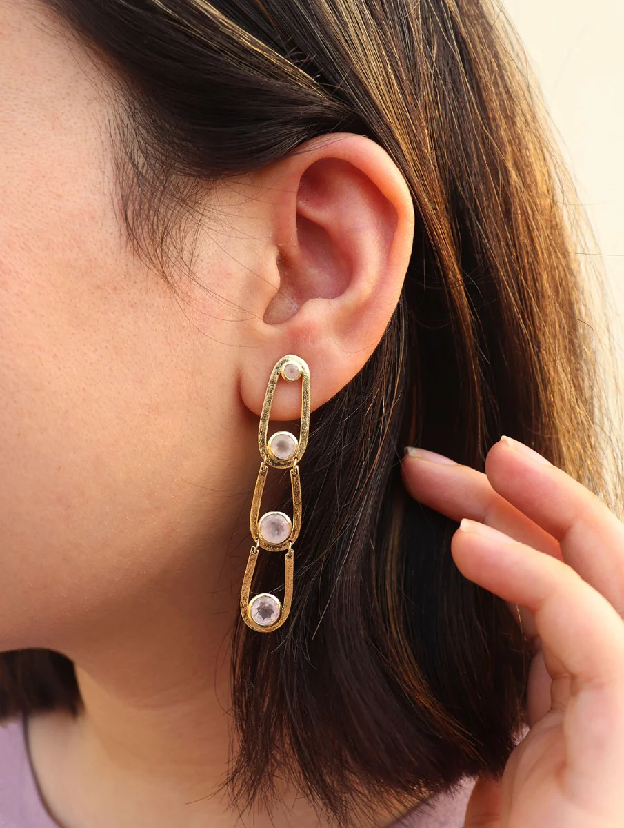 Yera Earrings - Rose - Image 2