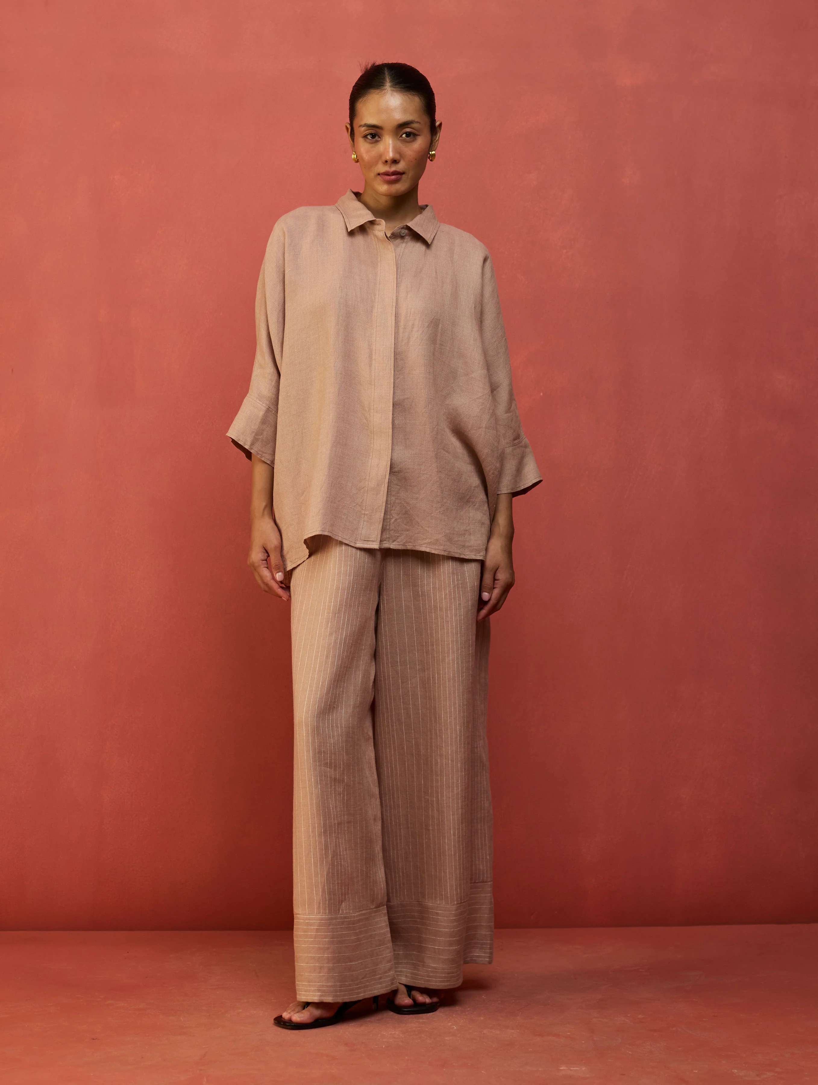 Yoko Forever Linen Co-ord Set - Dusty Rose - Image 7
